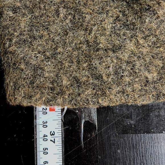 Eileen Fisher L Womens Brown Open Cardigan Sweater Wool Mohair Trim *flaw - Picture 10 of 10